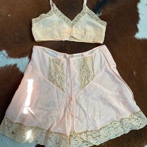 Vintage lingerie set